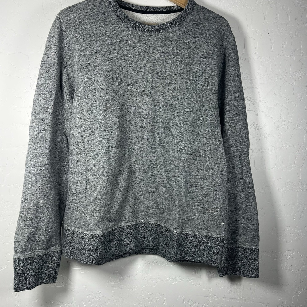 Rag & Bone Standard Issue Crewneck Sweatshirt Mens Size XL Heather Gray Pullover